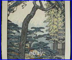 Japanese Woodblock Print Toshi Yoshida