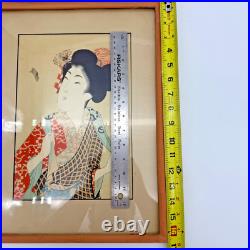Japanese Woodblock Print Toyohara Chikanobu 1838-1912, Bijinga, Oban Series 1896