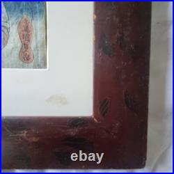 Japanese Woodblock Print Utagawa Kunisada Naritaya Hakuen Mu Kabuki /Jap Fram