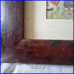 Japanese Woodblock Print Utagawa Kunisada Naritaya Hakuen Mu Kabuki /Jap Fram