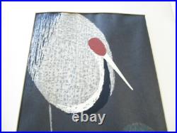 Japanese Woodblock Print VINTAGE ICONIC LISTED KAWANO KAORU MODERNIST SIGNED