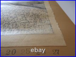Japanese Woodblock Print VINTAGE ICONIC LISTED KAWANO KAORU MODERNIST SIGNED
