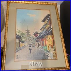 Japanese Woodblock Print Warrior Kajiwara Kagwsue Sadanobu Hasegawa