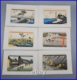 Japanese Woodblock Prints Tokaido Fifty Three Stations By Ichiryusai Hiroshige