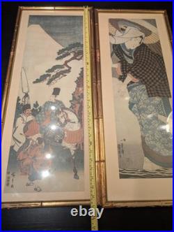 Japanese Woodblock Prints. UTAGAWA KUNIYOSHI & HIROSHIGE Narihira's