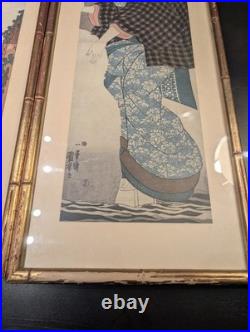 Japanese Woodblock Prints. UTAGAWA KUNIYOSHI & HIROSHIGE Narihira's