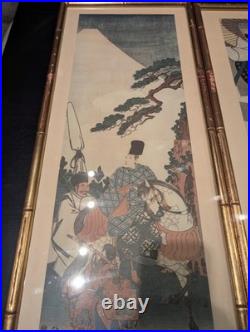 Japanese Woodblock Prints. UTAGAWA KUNIYOSHI & HIROSHIGE Narihira's