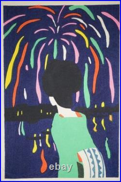 Japanese color woodblock print reprint set by Yumeji Takehisa from Japan 0411E3