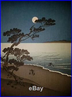 Japanischer-Farbholzschnitt- Old Japanese woodblock print Arai Yoshimune