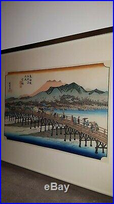Japanischer-Farbholzschnitt Old Japanese woodblock print Utagawa Hiroshige
