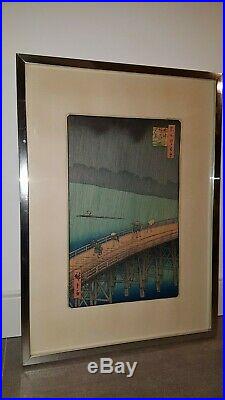 Japanischer-Farbholzschnitt- Old Japanese woodblock print Utagawa Hiroshige