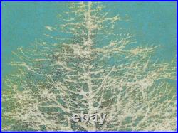 Joichi Hoshi Early Spring 1976 Woodblock print Signed & Sealed Framed 008