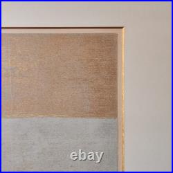 Joichi Hoshi Red Tree Woodblock Print 1974 Signed/Numbered 79/99 Kato Tokyo Joichi Hoshi Red Tree Woodblock Print 1974 Signed/Numbered 79/99 Kato Tokyo