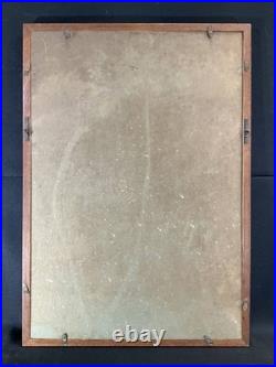 Junichiro Sekino Love Cat Cat on a tile, a popular work ORIGINAL WOODBLOCK