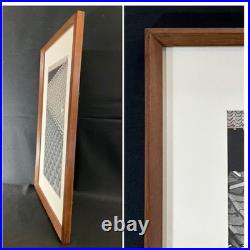 Junichiro Sekino Love Cat Cat on a tile, a popular work ORIGINAL WOODBLOCK