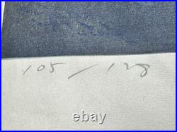 Junichiro Sekino Signed Extra Large Japanese Woodblock Print Onomichi