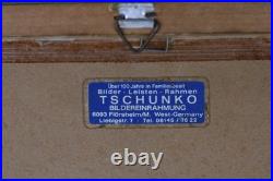 KAORU KAWANO Woodblock Print Girl and Yellow Bird Signed KAORU KAWANO Woodblock