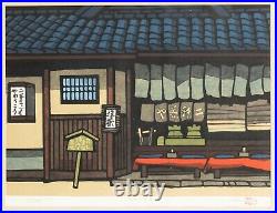 KATSUYUKI NISHIJIMA Signed Numbered Original Japanese Wood Block Print Framed