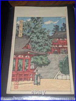 KAWASE HASUI Rare Original Japanese Woodblock Print