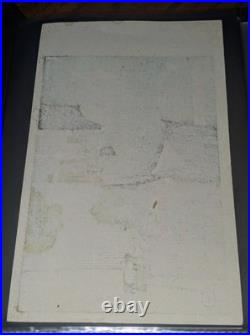 KAWASE HASUI Rare Original Japanese Woodblock Print