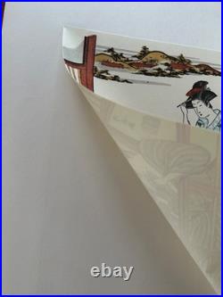 KIYONAGA TORII KIYONAGA Vintage Art book with 24 prints 1983 UKIYOE Hokusai