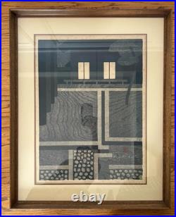 KIYOSHI SAITO Woodblock Print Daitoku-Ji Kyoto (E) 1960 Japan Edition 88/150