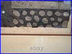 KIYOSHI SAITO Woodblock Print Daitoku-Ji Kyoto (E) 1960 Japan Edition 88/150