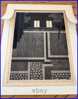 KIYOSHI SAITO Woodblock Print Daitoku-Ji Kyoto (E) 1960 Japan Edition 88/150