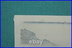 Kakegawa Distant View of Mt. Akiba 26th Station Woodblock By Utagawa Hiroshige