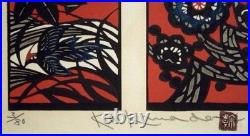 Kan Kawada Four Seasons of Japan Woodblock Print 3/80 1979