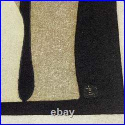 Kaoru Kawano (1916-1965) Framed Woodblock Print Two Girls Excellent Condition