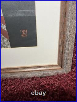 Kaoru Kawano Japanese Woodblock Print Kokeshi