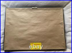 Kaoru Kawano MOONLIGHT NIGHT Owl Vintage MCM 1950s Woodblock Print Framed