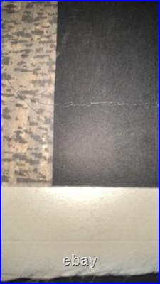 Kaoru Kawano Small Birds Japanese Woodblock Print Signed Stamped