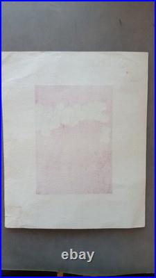 Kaoru Kawano Woodblock Print Entitled Blossoming