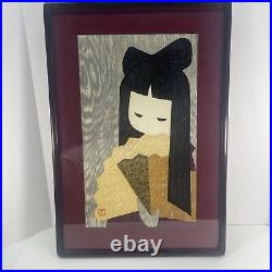 Kaoru Kawano original woodblock print artist stamp