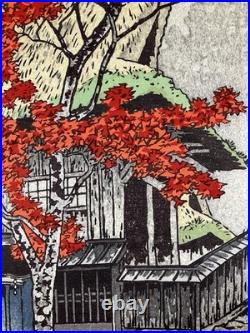 Kasamatsu Shiro Woodblock Print House in Ontake Shin-hanga