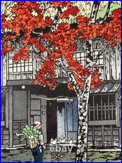 Kasamatsu Shiro Woodblock Print House in Ontake Shin-hanga