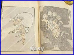 Katsushika HOKUSAI Sketch Manga Ehon Ukiyo-e Japanese Woodblock Print Book 15set