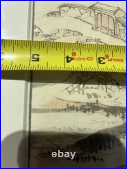 Katsushika Hokusai (1814-78) Framed Manga Series Woodblock Cut c 1850 Japan