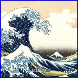 Katsushika Hokusai Japanese Woodblock Print Great Wave Kanagawa Framed Ukiyo-e