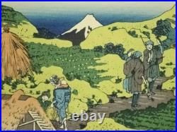Katsushika Hokusai Ukiyo-e Woodblock Print Thirty-six Views of Mt. Fuji Edo