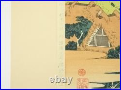 Katsushika Hokusai Ukiyo-e Woodblock Print Thirty-six Views of Mt. Fuji Edo