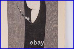 Kawano Kaoru Night Perfume Woodblock Signed Kawano Kaoru Woodblock