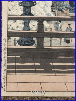 Kawase Hasui Woodblock Myhon Temple Kamakura Watanabe Round Deal Lifetime 1933