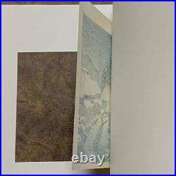 Kawase Hasui woodblock print Terashimamura in the Snow with Hasui's seal Japan