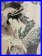 Kitagawa_Utamaro_Japanese_Woodblock_Reprint_Woman_Writing_Framed_20x26_Vtg_01_is
