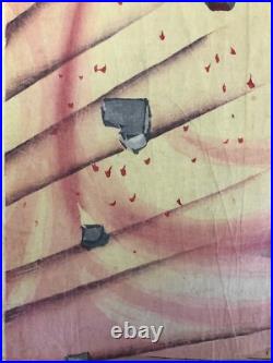 Kiyochika Woodblock Print Tokuji Onoguchi blowing up the gate of Jinzhou Castle