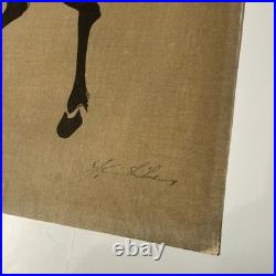 Kiyoshi Saito Horse Japanese Woodblock Print Signed Vintage Art Original