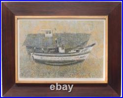 Koho Shoda Woodblock Print Lake Biwa at Starry Night 1920-30s